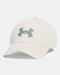 Under Armour hat for man כובע אנדר ארמור בצבע אבן לוגו ירוק
